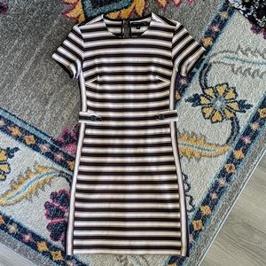 Banana Republic striped short sleeve dress